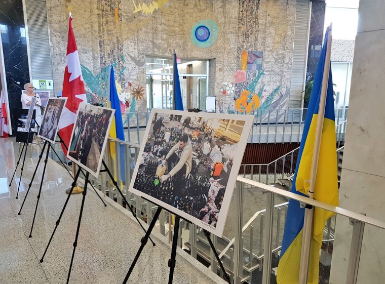 ‘United for Ukraine’ photo exhibit on now at Hamilton City Hall