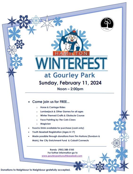 Winterfest at Gourley Park