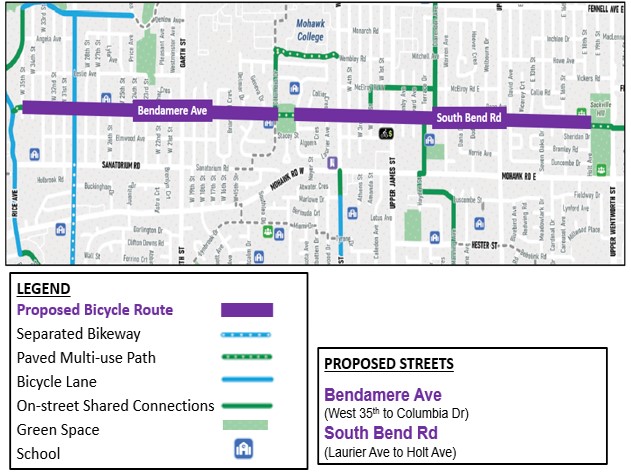 Upcoming On-Street Active Transportation Connections